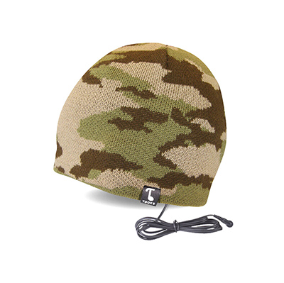 Camo Knitted Music Beanie