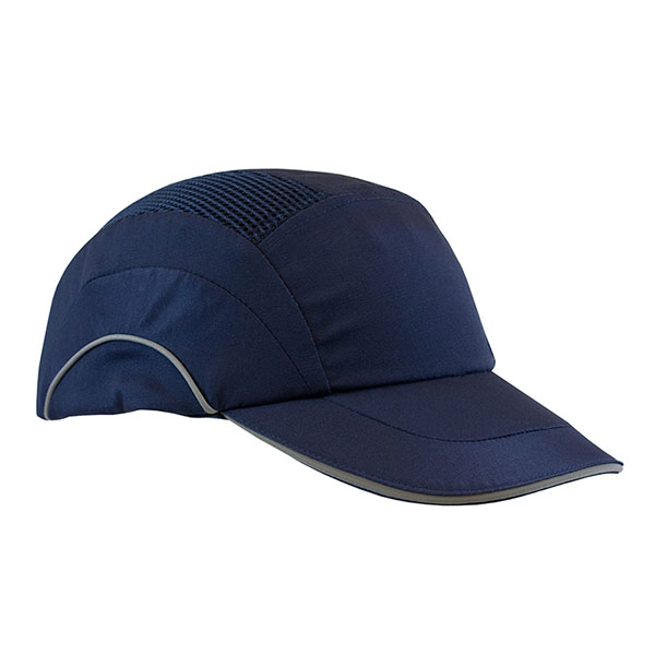 Adjustable Baseball Style Security Navy Bump Cap