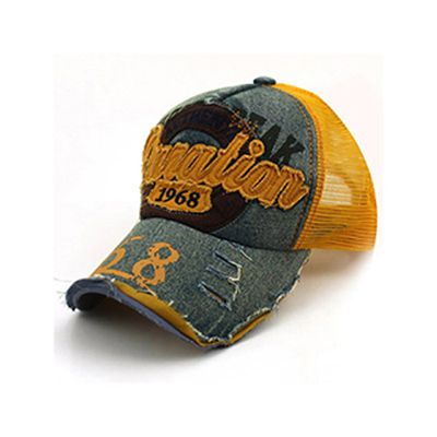 Vintage Trucker Hats with Patch Embroidery